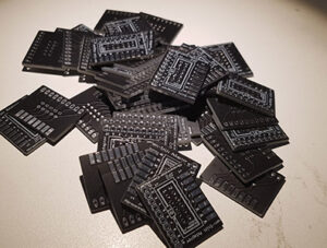 Wannenstecker Adapter Platine